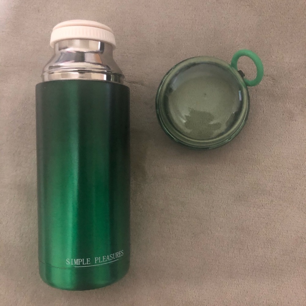 NWOT Ombré green thermos tumbler